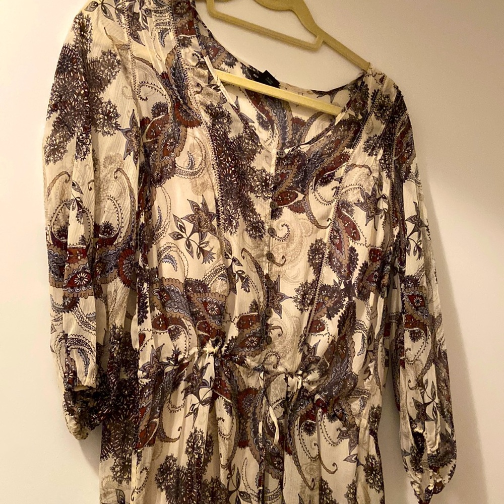 Club Monaco paisley and floral dress.